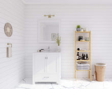 Load image into Gallery viewer, LAVIVA Vanity LAVIVA 313ANG-30W-PW Wilson 30 - White Cabinet + Pure White Countertop