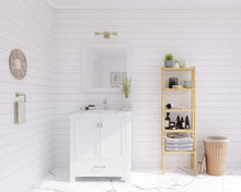 Load image into Gallery viewer, LAVIVA Vanity LAVIVA 313ANG-30W-WC Wilson 30 - White Cabinet + White Carrara Countertop