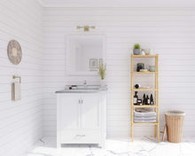 Load image into Gallery viewer, LAVIVA Vanity LAVIVA 313ANG-30W-WS Wilson 30 - White Cabinet + White Stripe Countertop