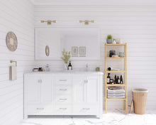 Load image into Gallery viewer, LAVIVA Vanity LAVIVA 313ANG-60W-WC Wilson 60 - White Cabinet + White Carrara Countertop