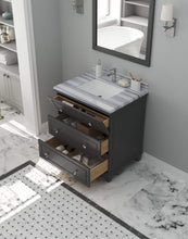 Load image into Gallery viewer, LAVIVA Vanity LAVIVA 313DVN-30E-WS Luna - 30 - Espresso Cabinet + White Stripes Counter