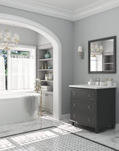 Load image into Gallery viewer, LAVIVA Vanity LAVIVA 313DVN-30G-WC Luna - 30 - Maple Grey Cabinet + White Carrara Counter