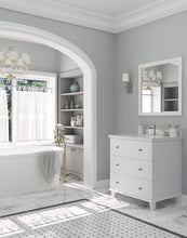 Load image into Gallery viewer, LAVIVA Vanity LAVIVA 313DVN-30W-WQ Luna - 30 - White Cabinet + White Quartz  Counter