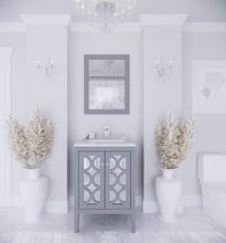 Load image into Gallery viewer, LAVIVA Vanity LAVIVA 313MKSH-24G-WC Mediterraneo - 24 - Grey Cabinet + White Carrera Counter
