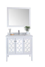 Load image into Gallery viewer, LAVIVA Vanity LAVIVA 313MKSH-36W-WC Mediterraneo - 36 - White Cabinet + White Carrera Counter