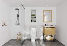 Load image into Gallery viewer, LAVIVA Vanity LAVIVA 313SMR-24CO-WC Alto 24 - California White Oak Cabinet + White Carrara Countertop