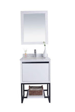 Load image into Gallery viewer, LAVIVA Vanity LAVIVA 313SMR-24W-WC Alto 24 - White Cabinet + White Carrara Countertop