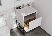 Load image into Gallery viewer, LAVIVA Vanity LAVIVA 313SMR-24W-WC Alto 24 - White Cabinet + White Carrara Countertop