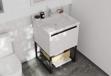 Load image into Gallery viewer, LAVIVA Vanity LAVIVA 313SMR-24W-WC Alto 24 - White Cabinet + White Carrara Countertop