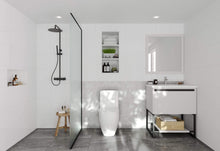 Load image into Gallery viewer, LAVIVA Vanity LAVIVA 313SMR-30W-MW Alto 30 - White Cabinet + Matte White VIVA Stone Solid Surface Countertop