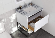 Load image into Gallery viewer, LAVIVA Vanity LAVIVA 313SMR-30W-WS Alto 30 - White Cabinet + White Stripes Countertop