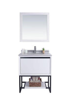 Load image into Gallery viewer, LAVIVA Vanity LAVIVA 313SMR-30W-WS Alto 30 - White Cabinet + White Stripes Countertop