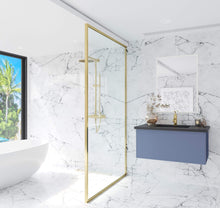 Load image into Gallery viewer, LAVIVA Vanity LAVIVA 313VTR-36NB-MB Vitri 36 - Nautical Blue Cabinet + Matte Black VIVA Stone Solid Surface Countertop