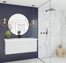 Load image into Gallery viewer, LAVIVA Vanity LAVIVA 313VTR-42CW-MW Vitri 42 - Cloud White Cabinet + Matte White VIVA Stone Solid Surface Countertop