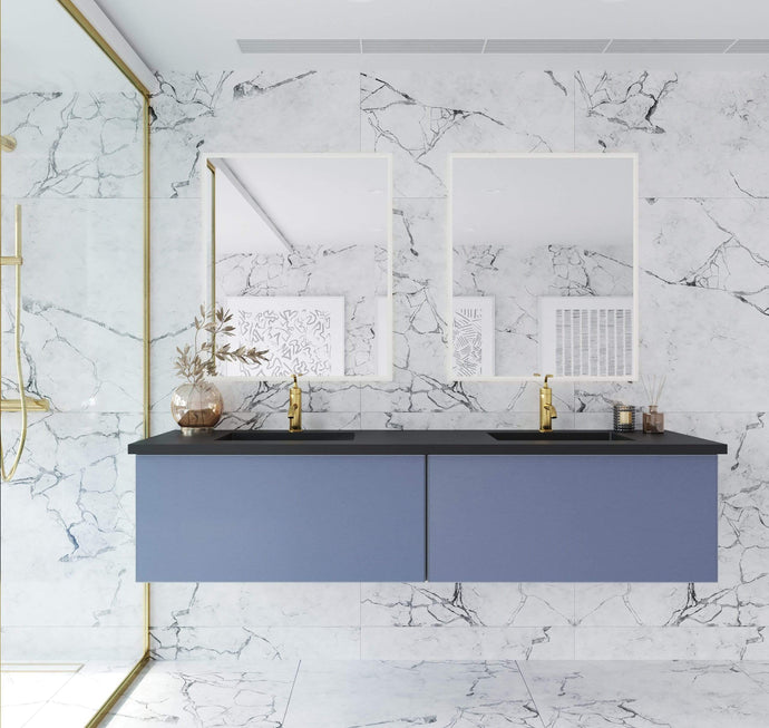 Buy Vitri 72 Nautical Blue Double Sink Vanity Top