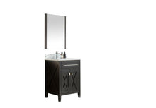 Load image into Gallery viewer, LAVIVA Vanity LAVIVA 313YG319-24E-WC Wimbledon - 24 - Espresso Cabinet + White Carrera Counter