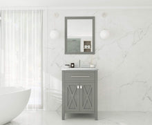 Load image into Gallery viewer, LAVIVA Vanity LAVIVA 313YG319-24G-WS Wimbledon - 24 - Grey Cabinet + White Stripes Counter