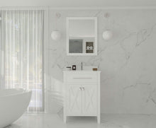 Load image into Gallery viewer, LAVIVA Vanity LAVIVA 313YG319-24W-WQ Wimbledon - 24 - White Cabinet + White Quartz Counter