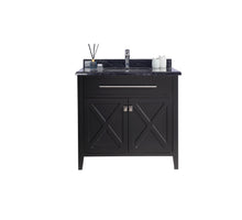 Load image into Gallery viewer, LAVIVA Vanity LAVIVA 313YG319-36E-BW Wimbledon - 36 - Espresso Cabinet + Black Wood Counter