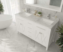 Load image into Gallery viewer, LAVIVA Vanity LAVIVA 313YG319-60W-WC Wimbledon - 60 - White Cabinet + White Carrera Counter