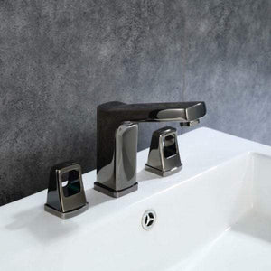 Legion Furniture Bathroom Faucets Glossy Black Legion Furniture ZY1003 Widespread UPC Faucet and Drain