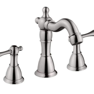 Legion Furniture Bathroom Faucets Legion Furniture 8" UPC Widespread Faucet With Drain Brushed Nickle ZL20518-BN