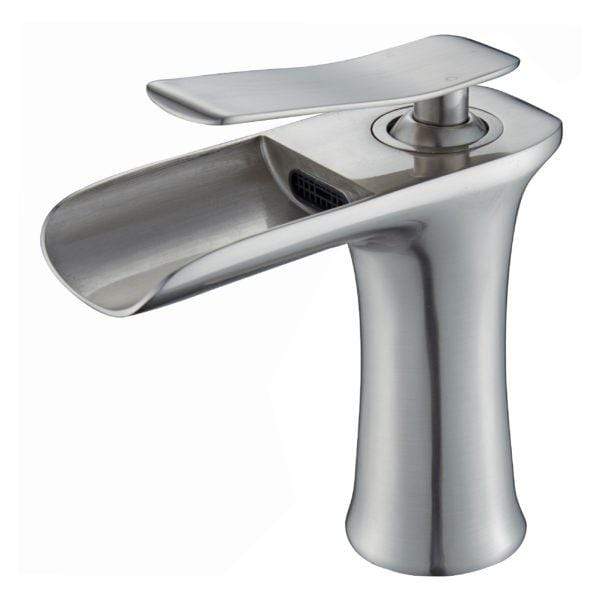 Legion Furniture Bathroom Faucets Legion Furniture UPC Faucet With Drain in Brushed Nickel ZL10129B1-BN