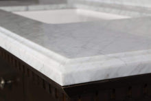 Load image into Gallery viewer, Legion Furniture Vanity Legion Furniture 36&quot; Antique Coffee Sink Vanity With Carrara White Top and Matching Backsplash Without Faucet WLF6036-36