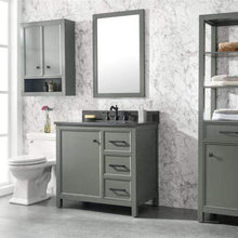 Load image into Gallery viewer, Legion Furniture Vanity Legion Furniture 36&quot; Pewter Green Finish Sink Vanity Cabinet With Blue Limestone Top WLF2136-PG