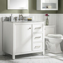 Load image into Gallery viewer, Legion Furniture Vanity Legion Furniture 36&quot; White Finish Sink Vanity Cabinet With Carrara White Top WLF2136-W