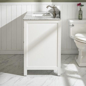 Legion Furniture Vanity Legion Furniture 36" White Finish Sink Vanity Cabinet With Carrara White Top WLF2136-W