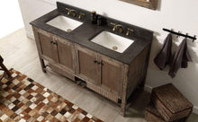 Load image into Gallery viewer, Legion Furniture Vanity Legion Furniture 60&quot; Solid Wood Sink Vanity With Moonstone Top-No Faucet WH5160-BR