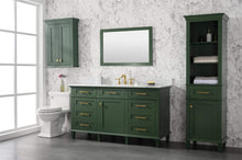 Load image into Gallery viewer, Legion Furniture Vanity Legion Furniture 60&quot; Vogue Green Finish Single Sink Vanity Cabinet With Carrara White Top WLF2260S-VG