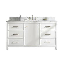 Load image into Gallery viewer, Legion Furniture Vanity Legion Furniture 60&quot; White Finish Single Sink Vanity Cabinet With Carrara White Top WLF2160S-W