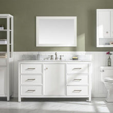 Load image into Gallery viewer, Legion Furniture Vanity Legion Furniture 60&quot; White Finish Single Sink Vanity Cabinet With Carrara White Top WLF2160S-W