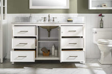 Load image into Gallery viewer, Legion Furniture Vanity Legion Furniture 60&quot; White Finish Single Sink Vanity Cabinet With Carrara White Top WLF2160S-W