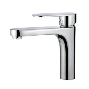 Sinks and Vanities Polished Chrome $144.00 Bellaterra Home Donostia Single Handle Bathroom Vanity Faucet With Overflow Drain