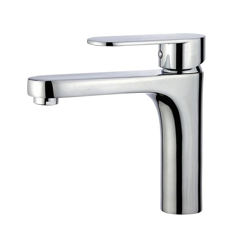 Sinks and Vanities Polished Chrome $144.00 Bellaterra Home Donostia Single Handle Bathroom Vanity Faucet With Overflow Drain
