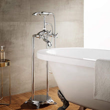 Load image into Gallery viewer, Vinnova Bathroom Faucets Polished Chrome $439.95 *Vinnova Cassandra Freestanding Tub Filler Faucet