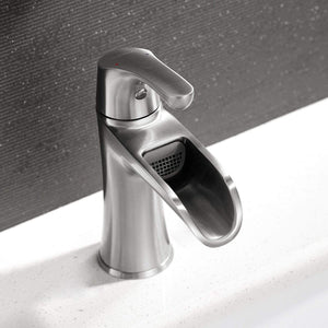 Vinnova Bathroom Faucets Satin Nickel $169.00 *Vinnova Althea Single-Handle Basin Bathroom Faucet
