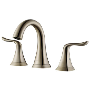 Vinnova Bathroom Faucets Vinnova Beverly Two-Handle 8-Inch Widespread Bathroom Faucet