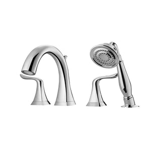 Vinnova Bathroom Faucets Vinnova Claudius Roman Tub Faucet with Hand-Held Shower