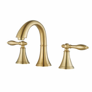 Vinnova Bathroom Faucets Vinnova Florence Two-Handle 8-Inch Widespread Bathroom Faucet