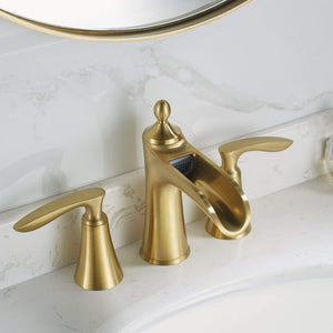 Vinnova Bathroom Faucets Vinnova Ukiah Two Handle 8 Inch Widespread Bathroom Faucet