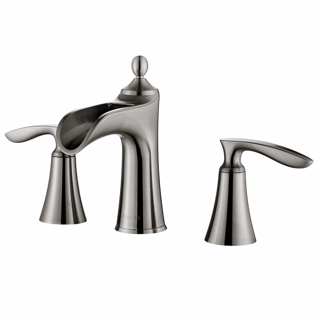 Vinnova Bathroom Faucets Vinnova Ukiah Two Handle 8 Inch Widespread Bathroom Faucet