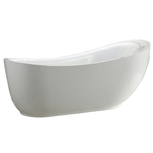Vinnova Bathtub Vinnova Everlie 71" x 35" Soaking Bathtub