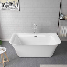 Load image into Gallery viewer, Vinnova Bathtub Vinnova Gorizia 67&quot; x 31.5&quot; Soaking Bathtub **NEW**