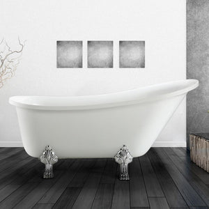 Vinnova Bathtub Vinnova Jacqueline 63" x 28" Soaking Bathtub