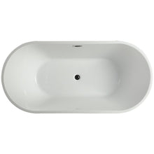 Load image into Gallery viewer, Vinnova Bathtub Vinnova Lumina 59&quot; x 29.5&quot; Soaking Bathtub