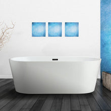 Load image into Gallery viewer, Vinnova Bathtub Vinnova Lumina 59&quot; x 29.5&quot; Soaking Bathtub